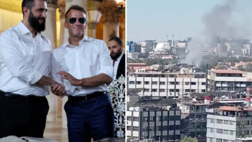 explosions-heard-in-damascus-during-french-president-emmanuel-macron’s-visit:-reports
