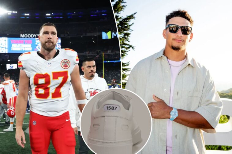travis-kelce,-patrick-mahomes-in-lawsuit-fight-with-sneaker-company-ahead-of-taylor-swift-wedding