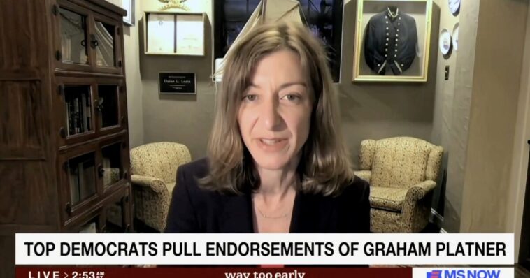 disgraceful:-far-left-virginia-democrat-elaine-luria-dismisses-horrifying-rape-accusation-against-fellow-dem-graham-platner-as-just-a-‘shiny-new-thing’