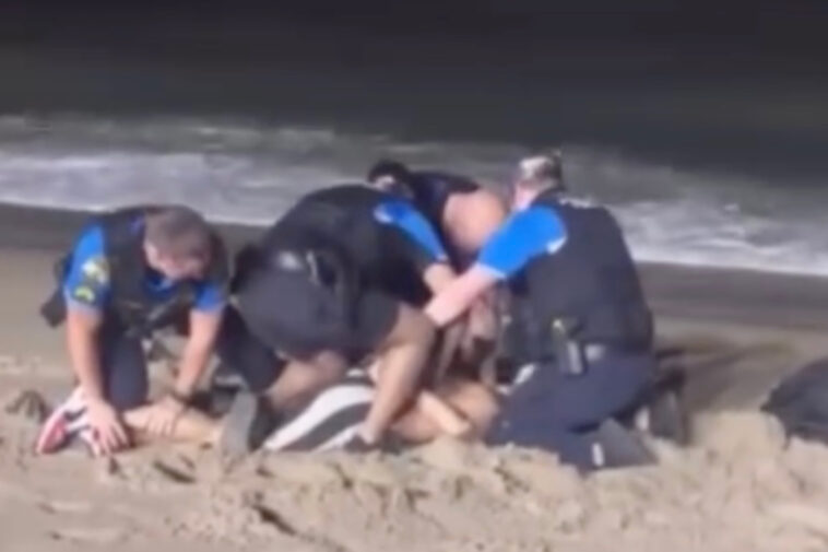 virginia-beach-cop-dodges-wild-karate-move-while-chasing-martial-arts-master-in-viral-video