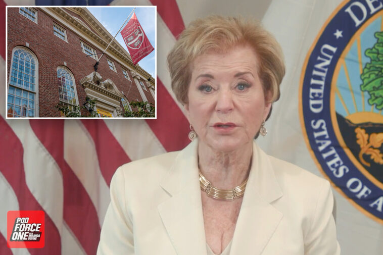 linda-mcmahon-warns-harvard-that-she-will-drop-the-‘hammer’ if-the-ivy-league-school-doesn’t-correct-dei-errors