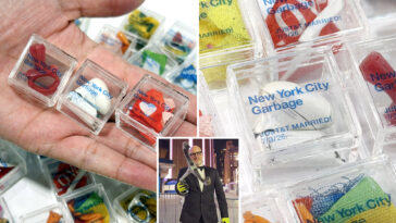 unhinged-taylor-swift-fanatics-are-buying-cubes-of-nyc-street-trash-collected-around-msg-for-$25-a-pop-—-including-an-ovulation-test-kit