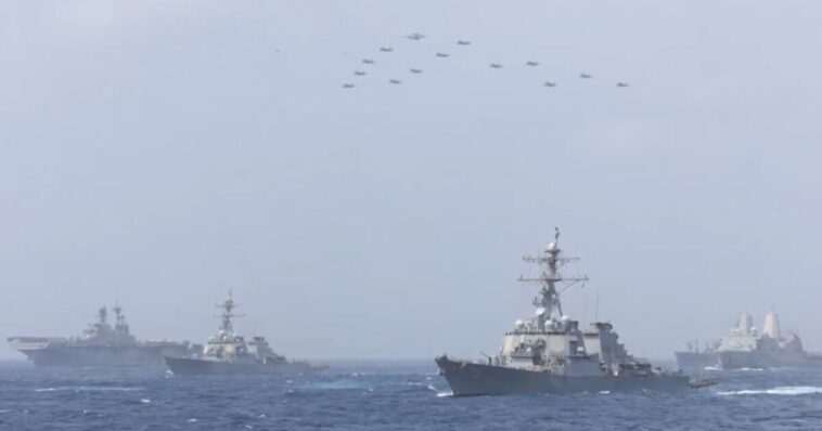 developing:-us-central-command-fires-off-warning-to-iran-as-us-prepares-strikes-with-more-than-20-warships-are-patrolling-the-middle-east-(video)