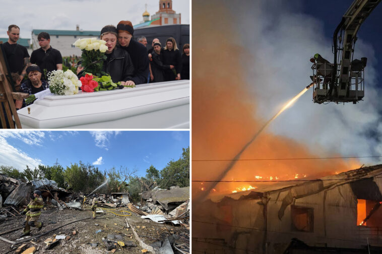 russian-attacks-kill-4-across-ukraine,-striking-kyiv-for-second-straight-day