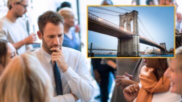 introverted-conference-attendee-torn-between-participating-in-icebreaker-and-throwing-self-off-bridge