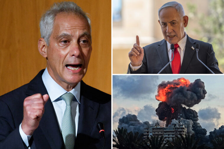 possible-dem-2028-hopeful-rahm-emanuel-calls-for-end-to-‘blindly-and-silently’-supporting-israel