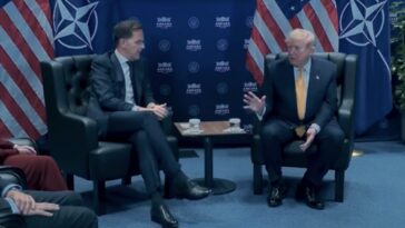 watch:-trump-goes-off-on-nato-during-meeting-with-secretary-general-mark-rutte,-steamrolls-rutte-with-greenland-demands