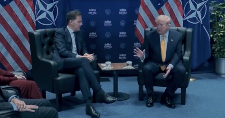watch:-trump-goes-off-on-nato-during-meeting-with-secretary-general-mark-rutte,-steamrolls-rutte-with-greenland-demands