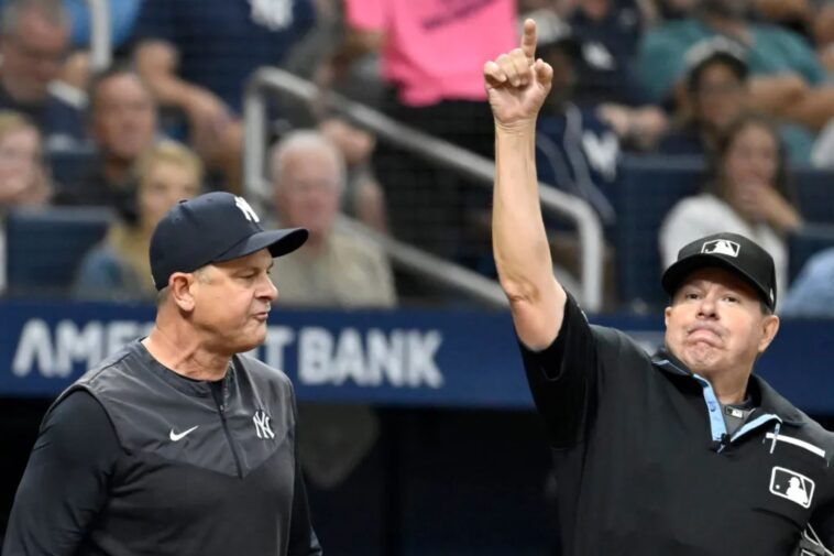yankees’-aaron-boone,-brad-ausmus-ejected-in-double-play-review-brouhaha