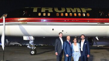 palm-beach-airport’s-president-donald-j-trump-international-rebrand-celebrated-as-trump-plane-touches-down