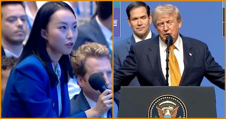 watch:-reporter-asks-trump-about-communism-knocking-on-america’s-doorstep-—-president-says-communist-threat-inside-america-is-bigger-than-world-war-ii-or-9/11