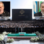 iranian-president,-foreign-minister-confronted-by-opponents-of-negotiations-during-khamenei-funeral