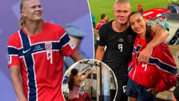 erling-haaland’s-gf-isabel-shows-off-perfect-form-in-stunning-pink-gym-outfit
