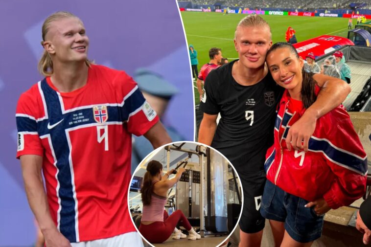 erling-haaland’s-gf-isabel-shows-off-perfect-form-in-stunning-pink-gym-outfit