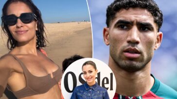 achraf-hakimi’s-ex-stuns-in-bikini-before-morocco-france-world-cup-game