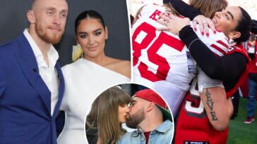 george-and-claire-kittle-share-telling-taylor-swift-travis-kelce-wedding-reflection