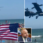 south-carolina-national-guard-suspends-apache-pilots-who-dazzled-beachgoers,-prompting-outrage:-‘should-be-celebrated,-not-sanctioned’ 