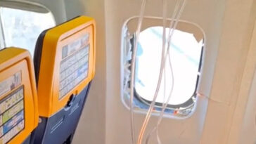 ryanair-passenger-almost-sucked-out-of-plane-cabin-after-window-shatters-on-germany-bound-flight:-reports