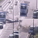 chaotic-video-shows-moment-truck-carrying-concrete-causes-carnage-on-busy-highway