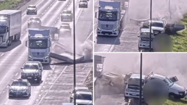 chaotic-video-shows-moment-truck-carrying-concrete-causes-carnage-on-busy-highway