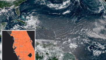 massive-saharan-dust-plume-collides-with-life-threatening-heat-dome,-trapping-sweltering-temps-across-the-south