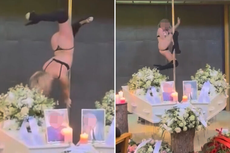 bizarre-video-shows-pole-dancer-perform-raunchy-routine-at-funeral-to-iconic-queen-song
