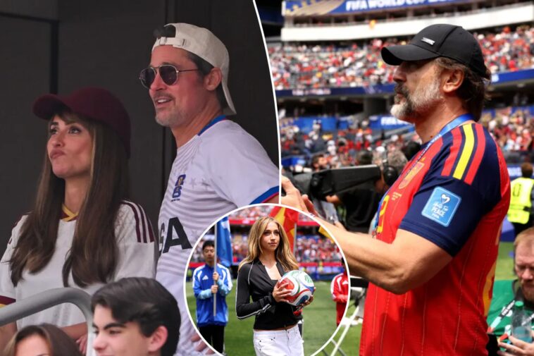 brad-pitt,-penelope-cruz,-javier-bardem-lead-star-studded-crowd-at-spain-belgium-world-cup-quarterfinal