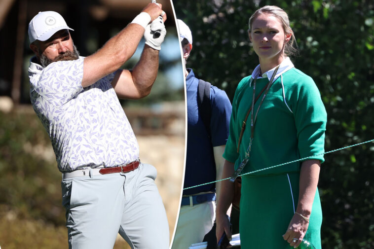 jason-kelce’s-wife-kylie-caught-in-bizarre-tactic-to-fix-his-awful-day-on-the-golf-course