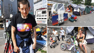 nyc-refuses-to-tear-down-trash-filled-encampments-outside-the-intrepid-—-earning-mamdani-rave-reviews-from-homeless