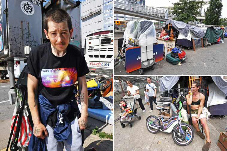 nyc-refuses-to-tear-down-trash-filled-encampments-outside-the-intrepid-—-earning-mamdani-rave-reviews-from-homeless