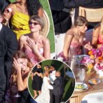 travis-kelce,-taylor-swift-step-out-as-newlyweds-to-attend-giants-receiver’s-wedding