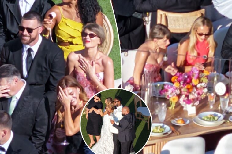 travis-kelce,-taylor-swift-step-out-as-newlyweds-to-attend-giants-receiver’s-wedding