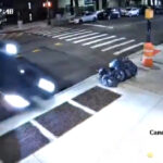 shock-video:-road-rage-drivers-smash-into-nyc-building,-pedestrian-barely-escapes-with-his-life