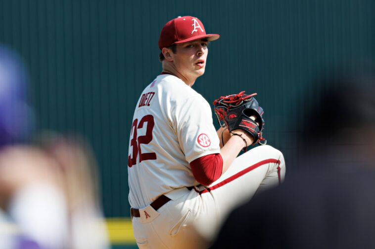 yankees-take-arkansas-lefty-hunter-dietz-with-no.-35-pick-in-mlb-draft-after-getting-docked-10-spots