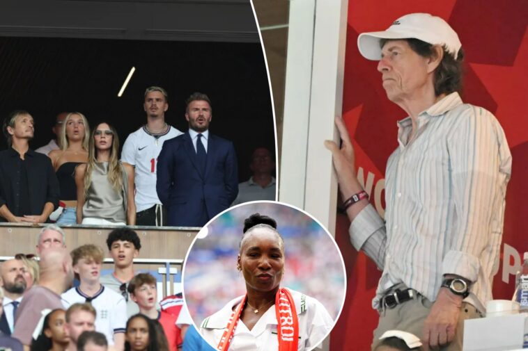 england-vs.-norway-in-miami-draws-david-beckham,-mick-jagger-and-plethora-of-soccer-legends-to-world-cup-quarterfinal