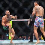conor-mcgregor-injures-leg-just-seconds-into-fight-in-quick-loss-to-max-holloway-—-and-is-heavily-booed-by-ufc-329-fans