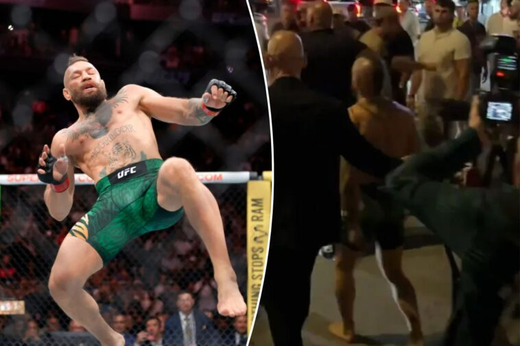 conor-mcgregor-bolts-out-of-arena-barefoot-after-brutal-knee-injury-at-ufc-329