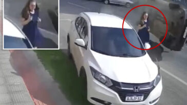 terrifying-video-shows-woman-narrowly-escape-death-as-speeding-truck-plows-into-suv-next-to-her