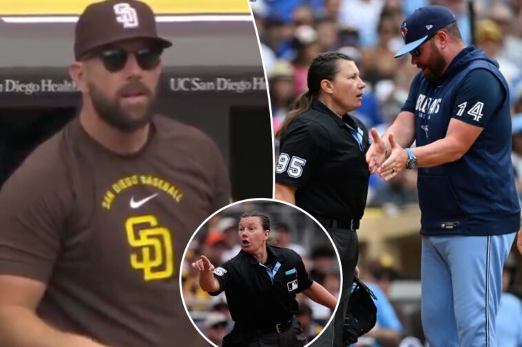 padres-and-blue-jays-each-get-mad-at-umpire-jen-pawol-in-bizarre-sequence