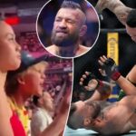 video-emerges-of-max-holloway’s-wife,-son-taunting-conor-mcgregor-after-injury