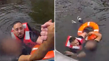 heroic-nypd-cop-jumps-into-polluted-waterway-to-save-woman-from-drowning:-video