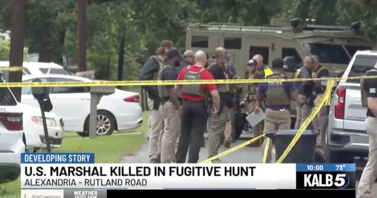 deputy-us.-marshal-shot-and-killed-while-serving-arrest-warrant-on-fugitive-in-alexandria,-louisiana-—-suspect-in-custody