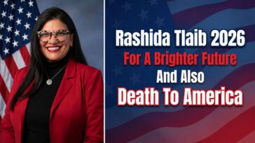 rashida-tlaib-introduces-new-campaign-slogan:-‘for-a-brighter-future-and-also-death-to-america’