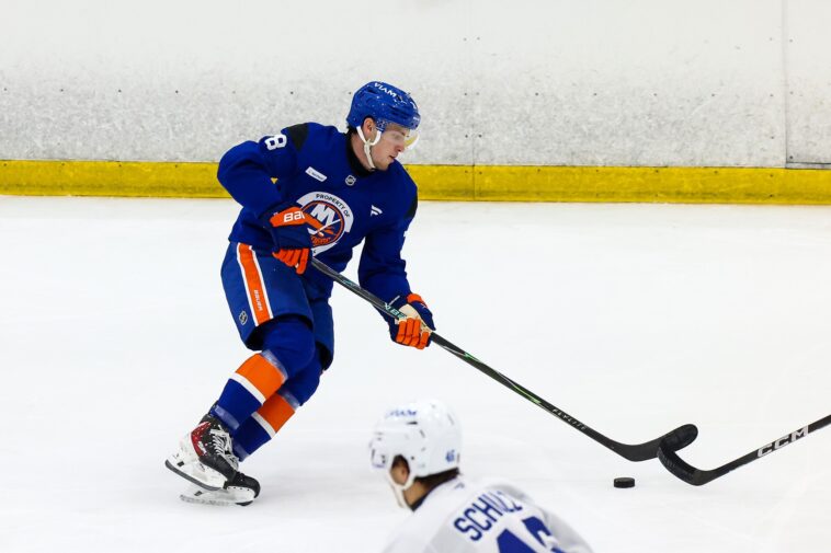 malte-gustafsson-could-follow-victor-eklund’s-islanders-path-as-he-signs-entry-level-deal