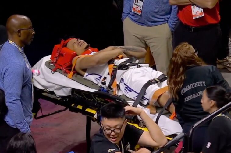 jazz-guard-trey-alexander-stretchered-off-in-scary-summer-league-scene