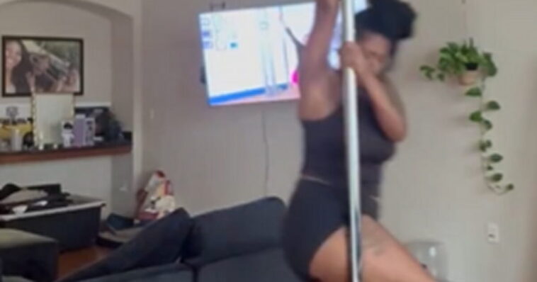 doh!-texas-woman-practicing-pole-dancing-in-her-apartment-sets-off-fire-sprinkler-and-floods-the-building-(video)