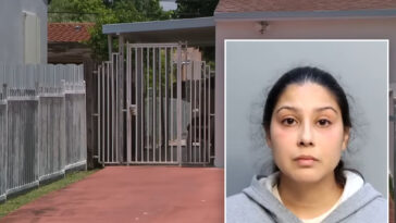 mom-allegedly-chained-daughter,-13,-to-fence-in-scorching-heat-because-she-needed-‘a-break’