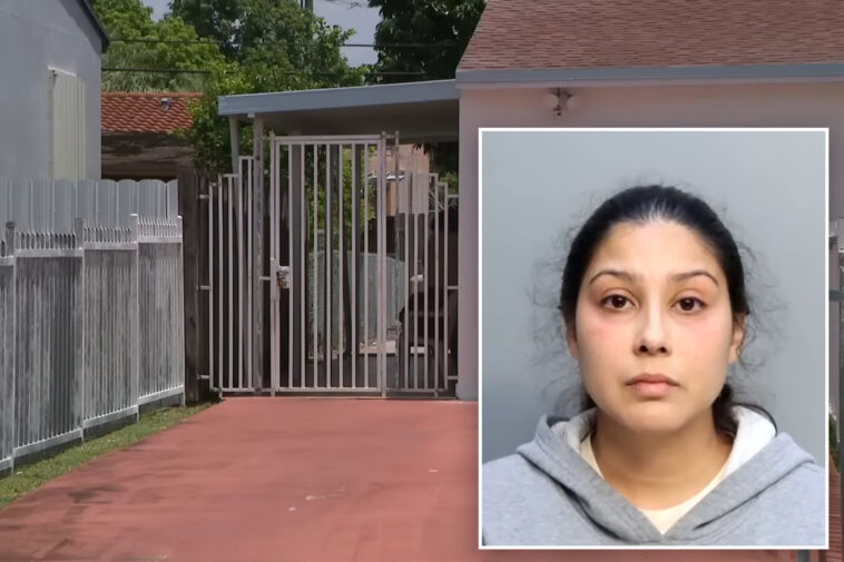 mom-allegedly-chained-daughter,-13,-to-fence-in-scorching-heat-because-she-needed-‘a-break’