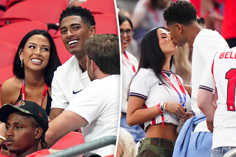 england-star-jude-bellingham-is-melting-over-his-girlfriend’s-ab-revealing-outfit-before-the-world-cup-semifinal-vs.-argentina