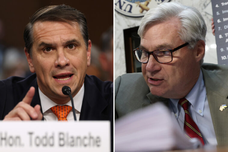 acting-ag-todd-blanche-tangles-with-dems-over-trump,-more-in-fiery-confirmation-hearing